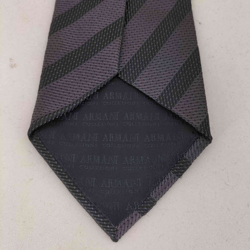 アルマーニコレツィオーニ ARMANI COLLEZIONI ストライプ シルク ネクタイ メンズ