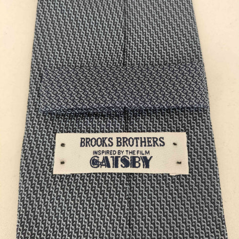 ブルックスブラザーズ BROOKS BROTHERS CATSBY 総柄 シルクネクタイ USA製 メンズ