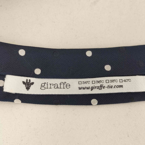 ジラフ giraffe 日本製 ストライプ ドット ドッキングタイ メンズ