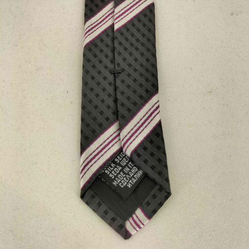 ボスヒューゴボス BOSS HUGO BOSS サッカー生地 レジメンタルストライプ ネクタイ メンズ