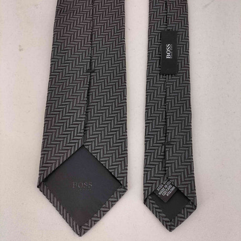 ボスヒューゴボス BOSS HUGO BOSS 総柄 シルクネクタイ メンズ