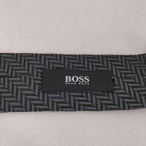 ボスヒューゴボス BOSS HUGO BOSS 総柄 シルクネクタイ メンズ