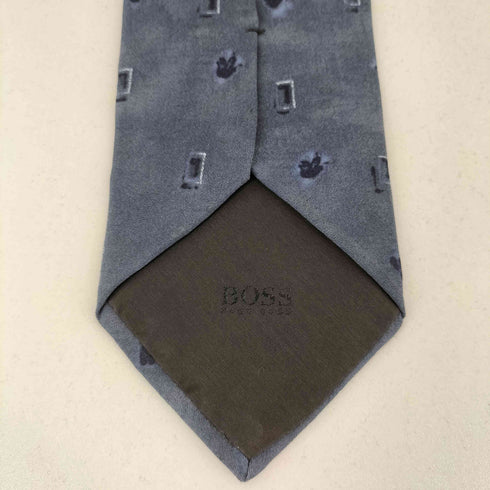ボスヒューゴボス BOSS HUGO BOSS 総柄 シルクネクタイ メンズ
