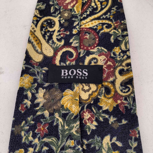ボスヒューゴボス BOSS HUGO BOSS ペイズリー柄 シルクネクタイ メンズ