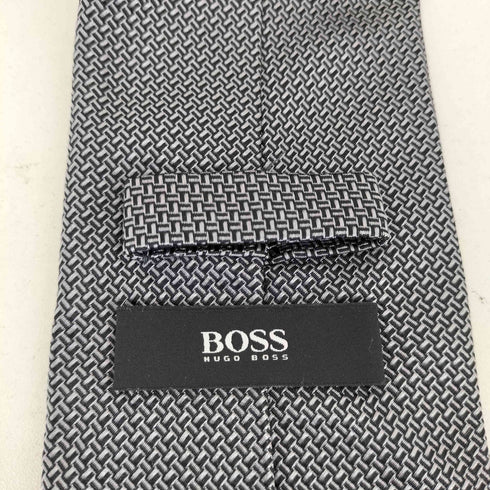 ボスヒューゴボス BOSS HUGO BOSS 総柄 シルクネクタイ メンズ