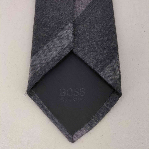 ボスヒューゴボス BOSS HUGO BOSS ウールシルク ストライプ柄 ネクタイ メンズ