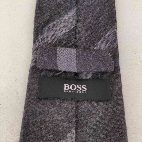 ボスヒューゴボス BOSS HUGO BOSS ウールシルク ストライプ柄 ネクタイ メンズ