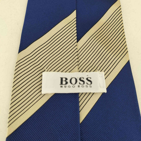 ボスヒューゴボス BOSS HUGO BOSS レジメンタル ストライプ シルクネクタイ メンズ