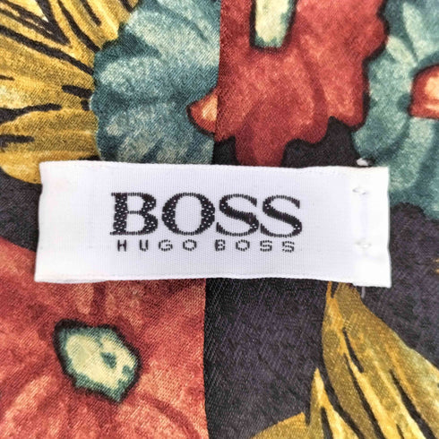 ボスヒューゴボス BOSS HUGO BOSS ボタニカル柄 シルクネクタイ メンズ