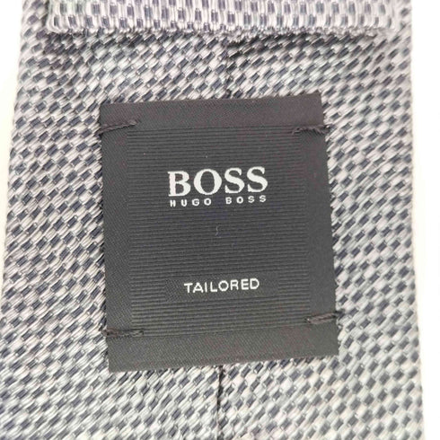 ボスヒューゴボス BOSS HUGO BOSS 総柄 シルクネクタイ メンズ