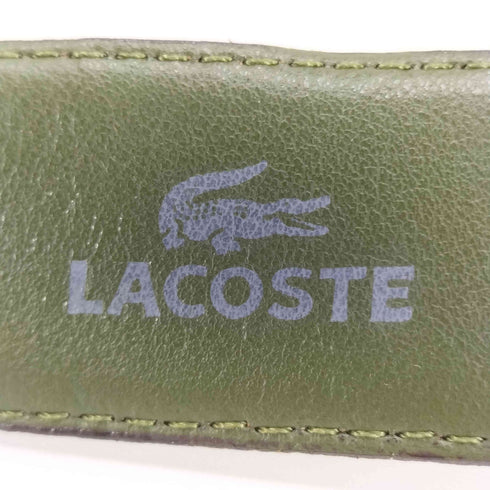 ラコステ LACOSTE バックルレザーベルト レディース