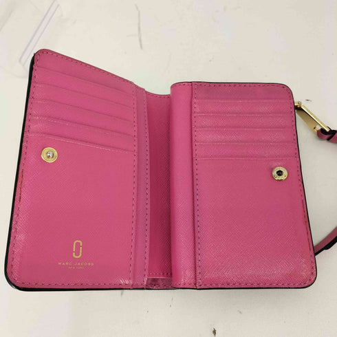 マークジェイコブス MARC JACOBS SNAPSHOT レザー ミニ 二つ折り財布 レディース
