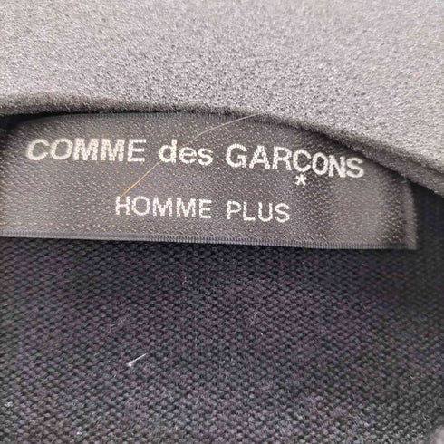 コムデギャルソンオムプリュス COMME des GARCONS HOMME PLUS 00S 06AW Bad Boy バッドボーイ期 ベロア ベルベット テープ グラフィック ライン ローゲージ Vネック ロールアップ ブラック ニット セーター archive アーカイブ メンズ