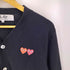 プレイコムデギャルソン PLAY COMME des GARCONS Double Heart Cardigan ダブルハート カーディガン メンズ JPN:M