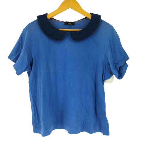 トリココムデギャルソン tricot COMME des GARCONS ピーターパンカラー 半袖カットソー レディース JPN:M