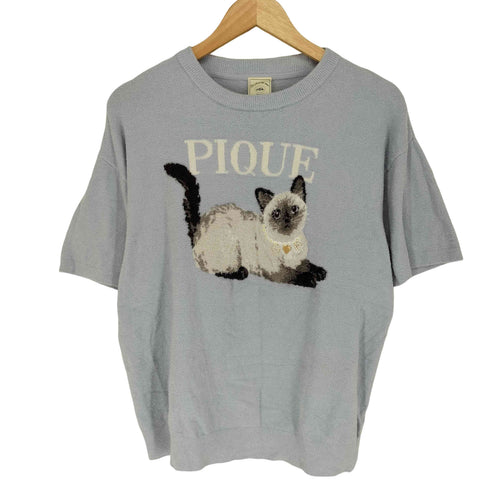 ジェラートピケ gelato pique ファッションCATS&DOGSジャガードプルオーバー レディース ONE