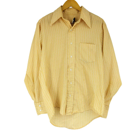PRINCE BELLINI 70S 総柄 ロングスリーブシャツ メンズ JPN:M