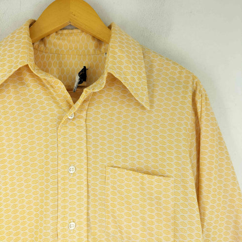 PRINCE BELLINI 70S 総柄 ロングスリーブシャツ メンズ JPN:M
