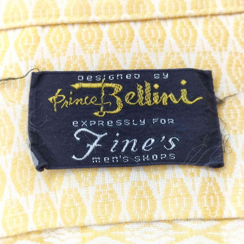 PRINCE BELLINI 70S 総柄 ロングスリーブシャツ メンズ JPN:M