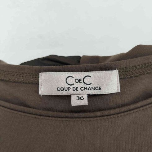 クードシャンス COUP DE CHANCE 袖切替 フレア 半袖 カットソー トップス レディース 36