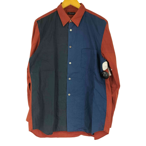 コムデギャルソンオムプリュス COMME des GARCONS HOMME PLUS 中綿入り マルチカラー ロングスリーブシャツ メンズ