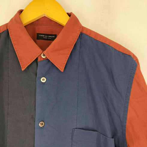 コムデギャルソンオムプリュス COMME des GARCONS HOMME PLUS 中綿入り マルチカラー ロングスリーブシャツ メンズ