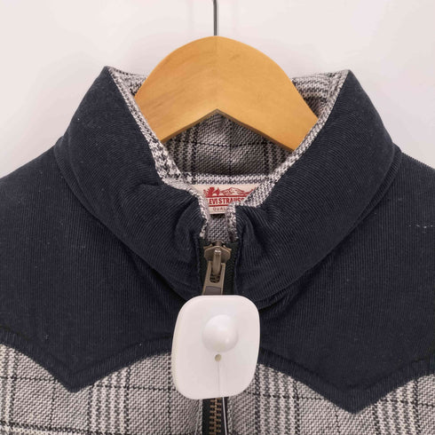 リーバイス Levis チェック コーデュロイ切替 ダウンベスト レディース S