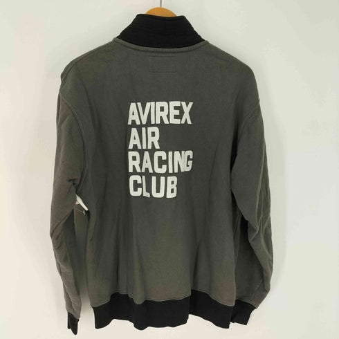 アヴィレックス AVIREX 《A.A.R.C》 HALF ZIP SWEAT エアレーシングクラブ ハーフジップスウェット メンズ import:L