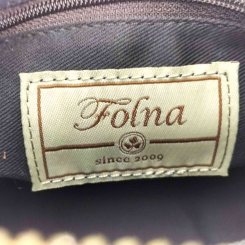 Folna ハラコ レザーハンドバッグ レディース