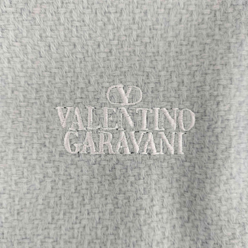 ヴァレンティノガラヴァーニ VALENTINO GARAVANI ウール100 ヘリンボーン マフラー レディース
