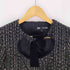 ザラ ZARA ベルベットリボンツイードワンピース レディース import:S