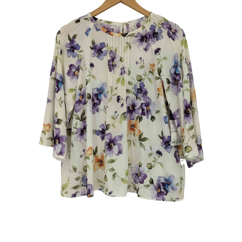 ロシャス Rochas 花柄 ブラウス レディース JPN:13号 1