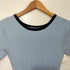 ナチュラルビューティーベーシック NATURAL BEAUTY BASIC バイカラーラインニットワンピース レディース JPN:M
