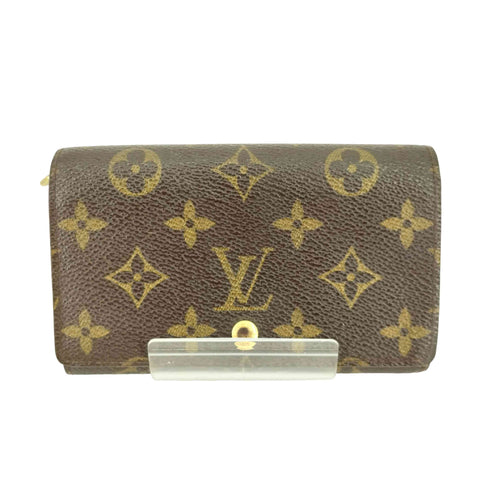 ルイヴィトン LOUIS VUITTON モノグラム ポルトモネ ビエ トレゾール 2つ折り財布 monogram porte monnaie billets tresor wallet CA0937 レディース