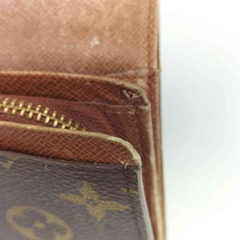 ルイヴィトン LOUIS VUITTON モノグラム ポルトモネ ビエ トレゾール 2つ折り財布 monogram porte monnaie billets tresor wallet CA0937 レディース