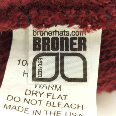 ブローナー BRONER MADE IN USA ビーニー メンズ