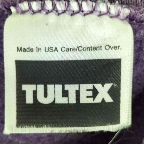タルテックス TULTEX 90s USA製 The Adirondacks アニマルプリント モックネック スウェット トレーナー メンズ