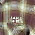 アヴィレックス AVIREX 《A.A.R.C》OMBRE CHECK EMB SHIRT エアレーシングクラブ オンブレチェック エンブロイダリー シャツ メンズ import:XL