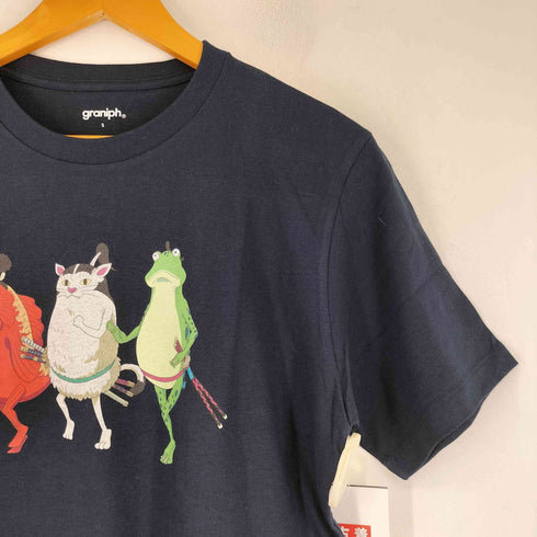 デザインティーシャツストアグラニフ Design Tshirts Store graniph アニメプリントTシャツ メンズ JPN:S