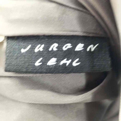 ヨーガンレール Jurgen Lehl ウールコットン ボーダー調 ツイードスカート レディース M