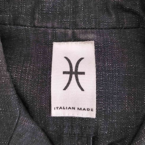 松坂屋 MADE IN ITALY イタリア製 3B デニム テーラード ジャケット Y2K レディース