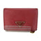 プラダ PRADA サフィアーノレザー コンパクトウォレット レディース