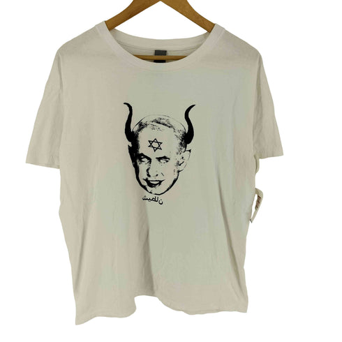 ギルダン GILDAN GAZA ガザ チャリティ デビル プリント Tシャツ メンズ XL