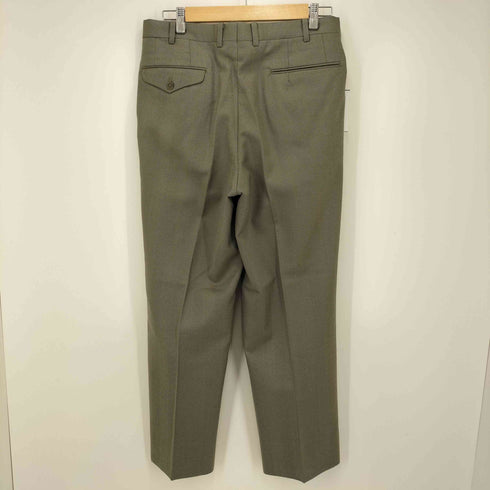 バーバリー BURBERRY 90S チェック ウール 2タック スラックス メンズ