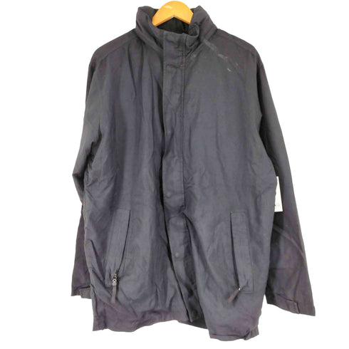 エディーバウアー Eddie Bauer 00S 裏地メッシュ 比翼 スタンドカラージャケット メンズ JPN:S
