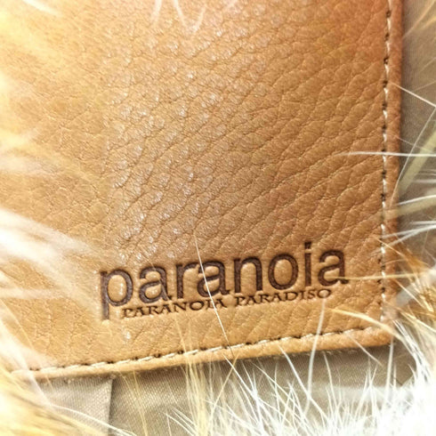 paranoia paradiso パラノイア パラディーソ フォックスファー マルチカラー ロングコート レディース FREE