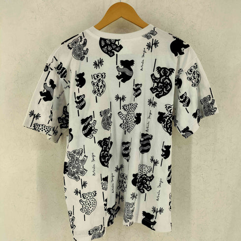 オーストラリア製 スーベニア 総柄 半袖 プリント Tシャツ メンズ S