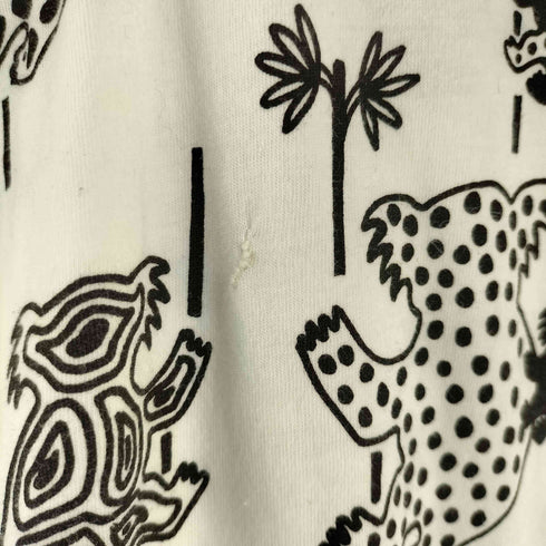 オーストラリア製 スーベニア 総柄 半袖 プリント Tシャツ メンズ S