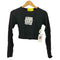 GOOD CHILL CLUB フロントロゴ クルーネック長袖Tシャツ Y2K レディース import:M