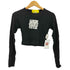 GOOD CHILL CLUB フロントロゴ クルーネック長袖Tシャツ Y2K レディース import:M